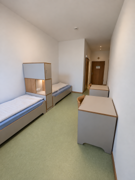 Neu saniertes Zimmer im Salesianum München