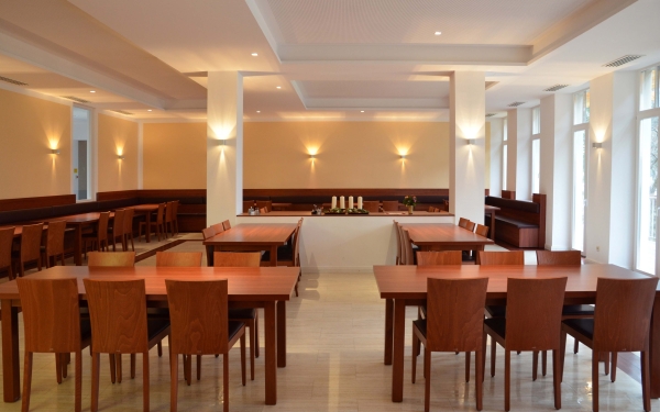 leerer Speisesaal im Salesianum