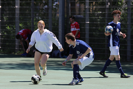 Beim Fußballturnier Don Bosco Masters 2022